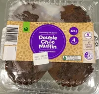 Double choc muffin