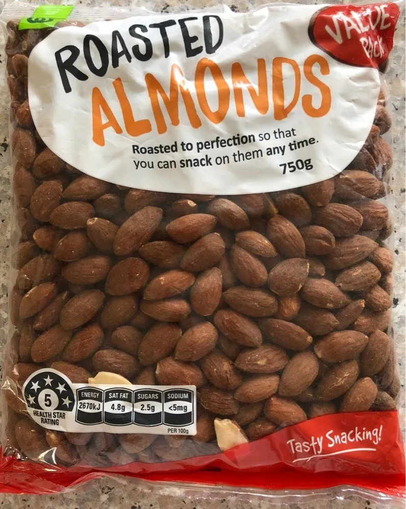 Roasted almonds