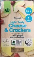 Light Tasty Cheese & Crackers