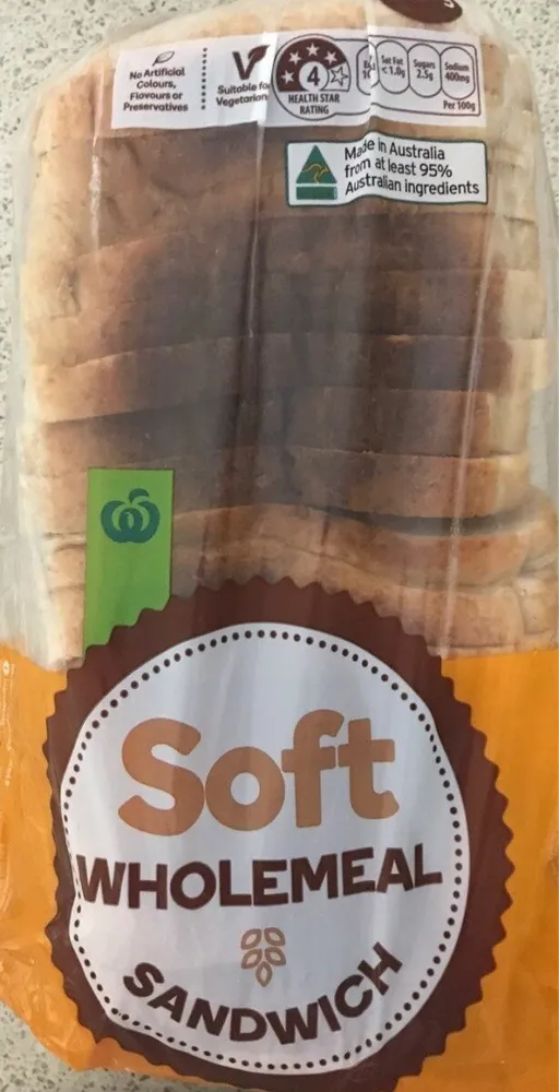 Soft Wholemeal Sandwich Bread