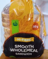 High Fibre Wholemeal Sandwich Bread