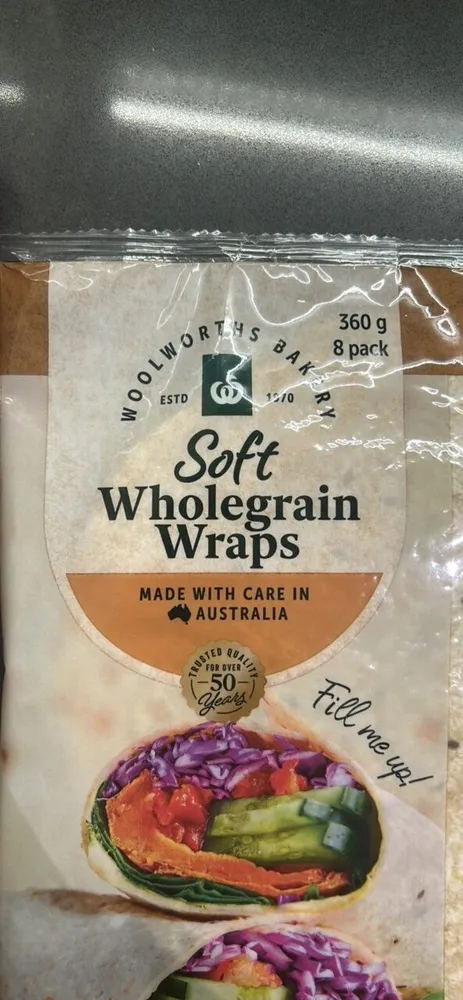 Soft Wholegrain Wraps