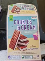 Classic ice cream sandwitches- cookies and cream