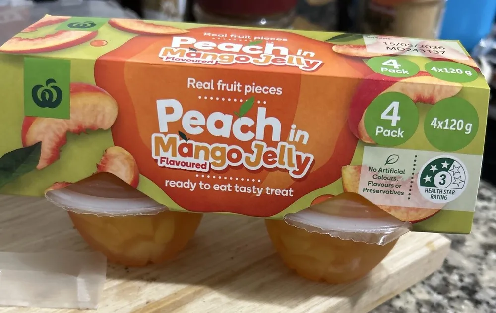 Peach in Mango Jelly