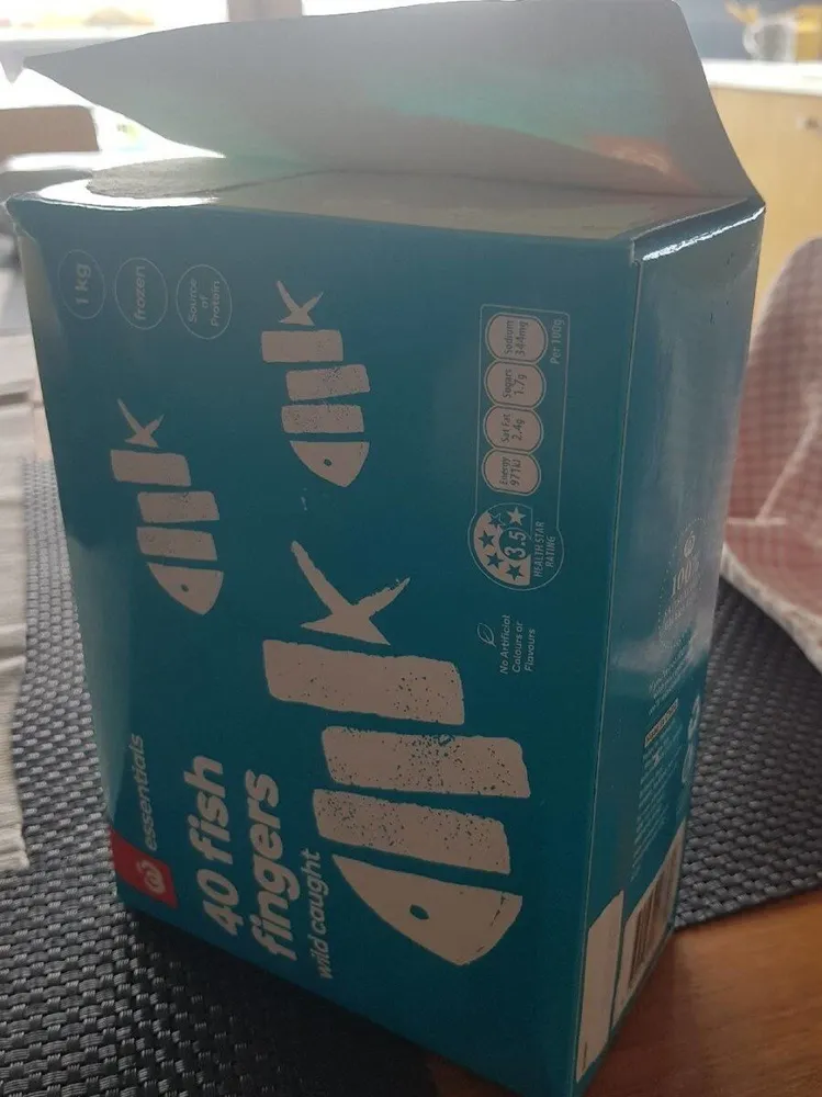 40 fish fingers wild caught