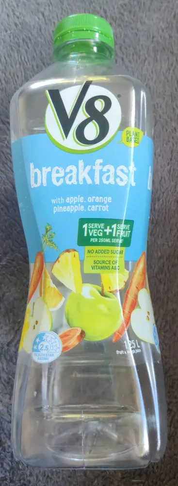 V8 breakfast