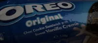 OREO Original Choc Cookie Sandwich with Sweet Vanilla Creme