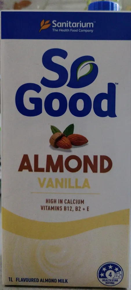So Good Vanilla Almond Milk