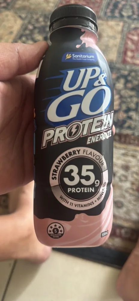 UP&GO Protein Energize Strawberry Flavour