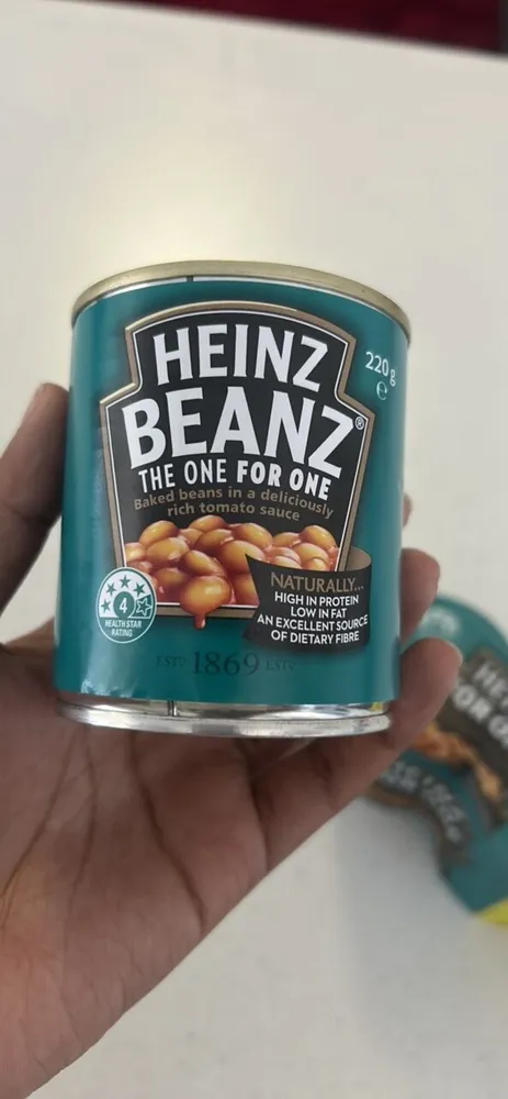 HEINZ BEANZ THE ONE FOR ONE Baked beans in a deliciously rich tomato sauce