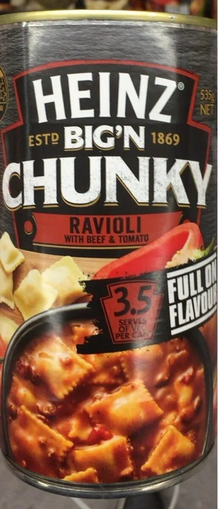 Big’N Chunky Ravioli With Beef & Tomato