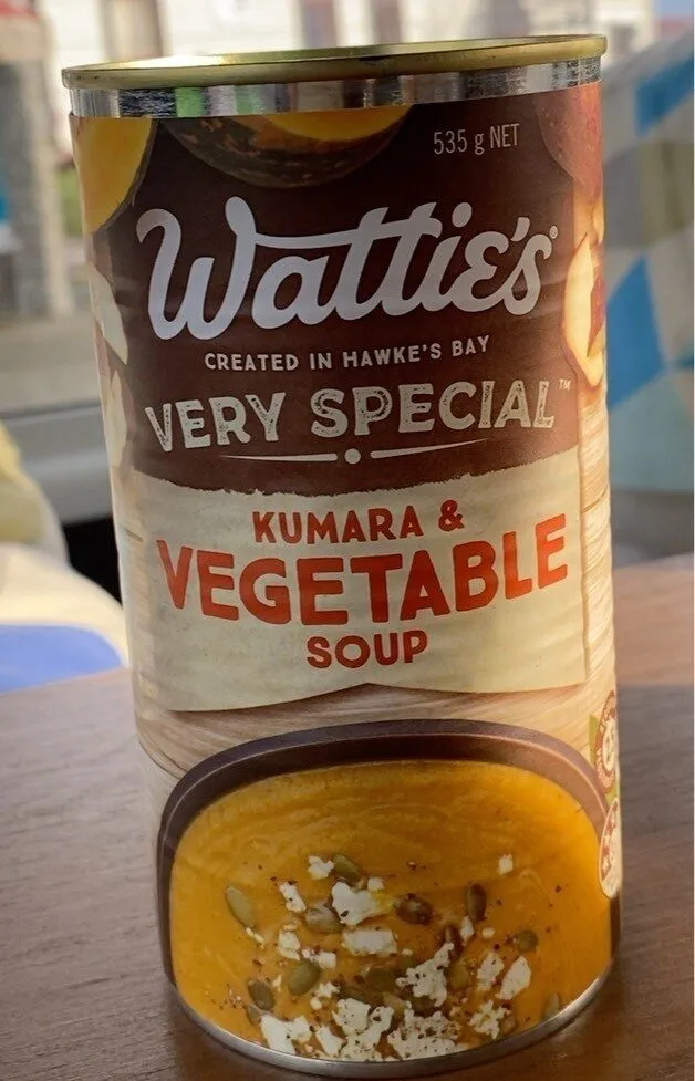 Kumara & vegetable soup