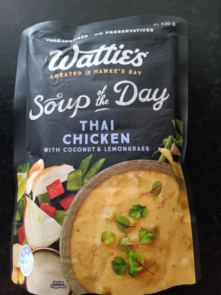 Soup of the Day Thai Chicken With Coconut & Lemongrass
