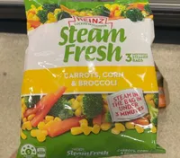 Steam Fresh Carrots corn and broccoli