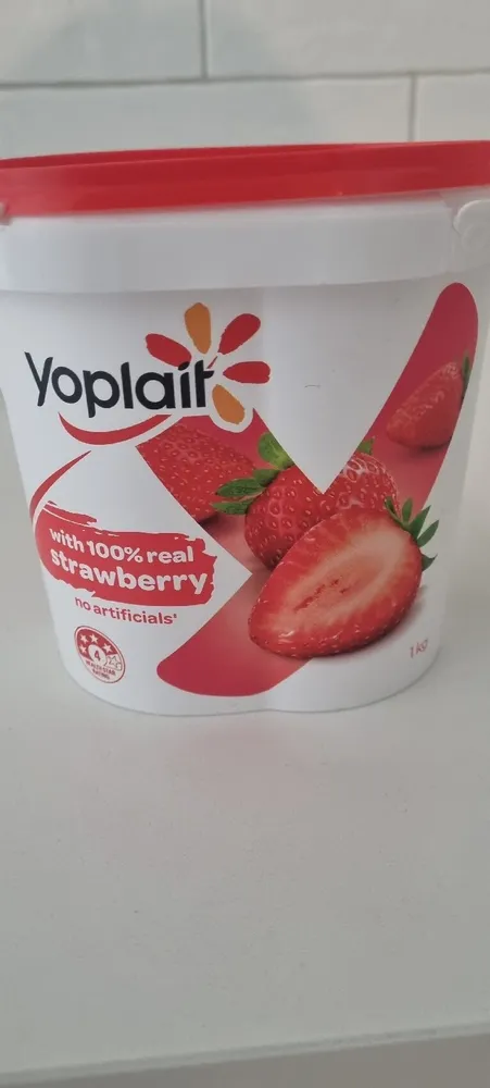Yoplait strawberry yoghurt