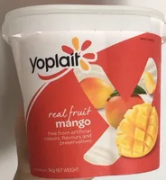 Yoplait Real Fruit Mango Yogurt