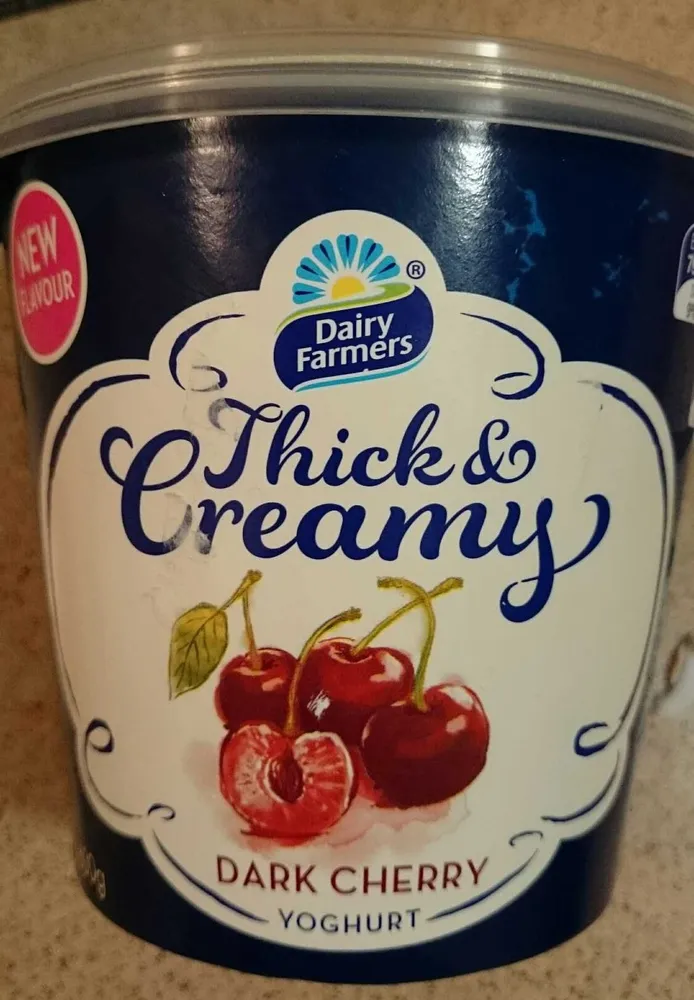 Thick & creamy dark cherry yogurt