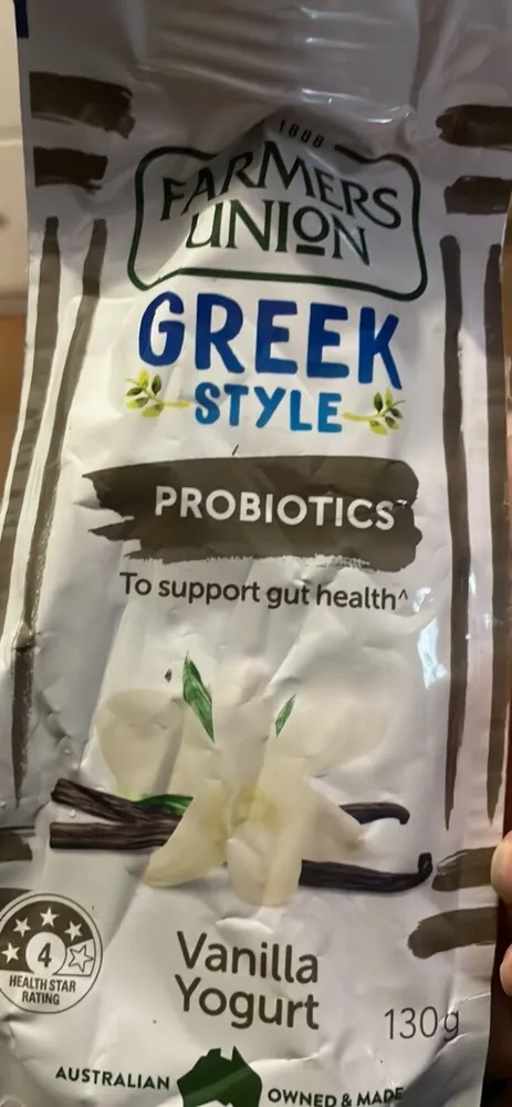 Greek Style Probiotics Vanilla Yogurt