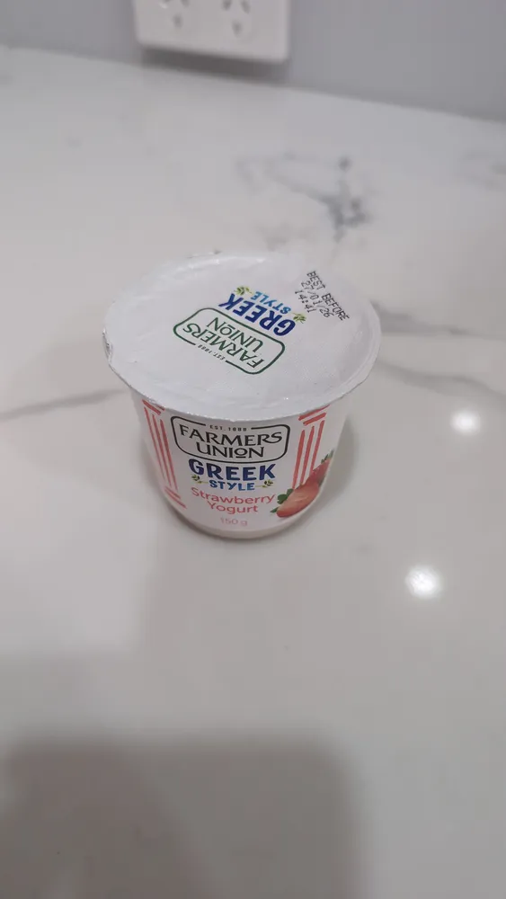 Greek Style Strawberry Yogurt