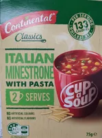 Continental Cup a Soup Hearty Italian Minestrone 2PK 75G