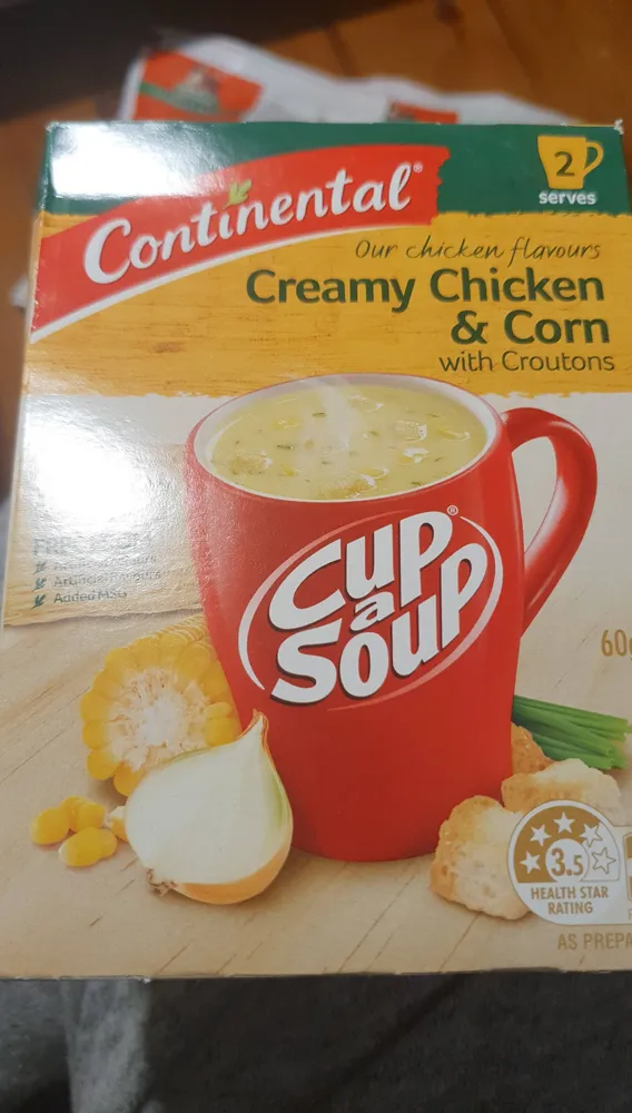 Creamy Chicken & Corn with Croutons