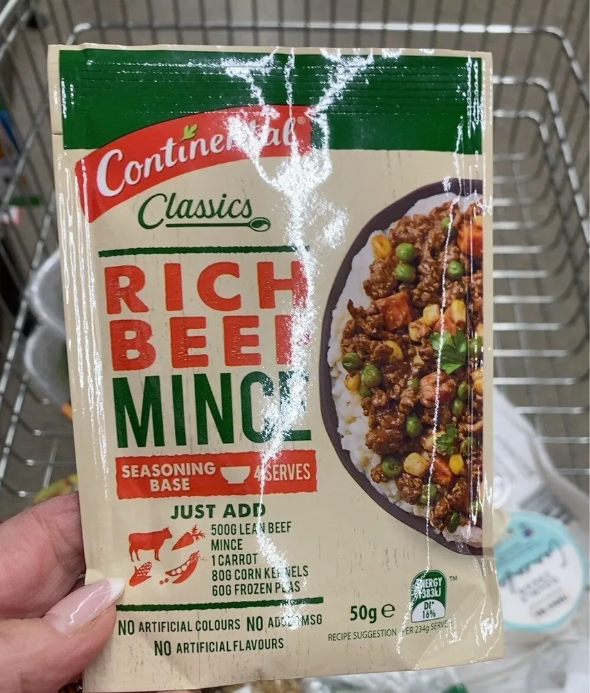 Cont Rich beef mince recipe mix