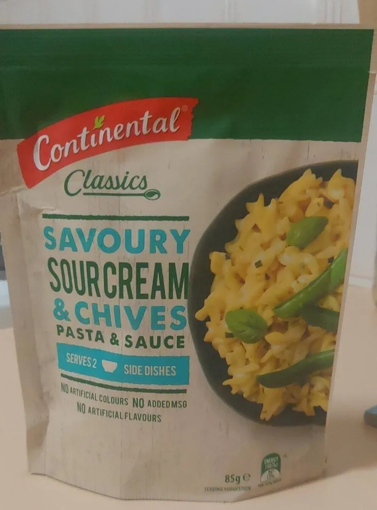 Savoury Sourcream & Chives Pasta & Sauce