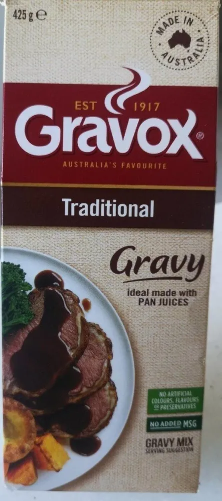 Gravox Gravy Traditional in box 425g