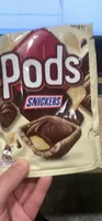 Snickers Pods Pouch Pack 160G imp
