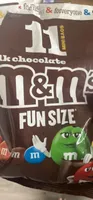milk chocolate m&m's FUN SIZE