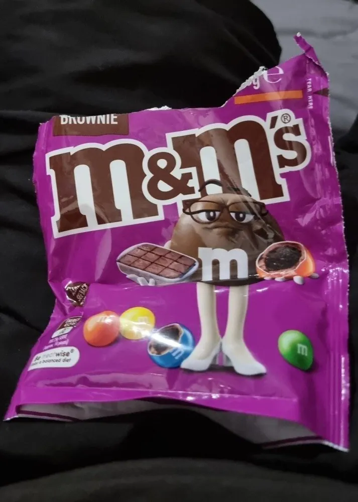 MandMs brownie chocolate M&M