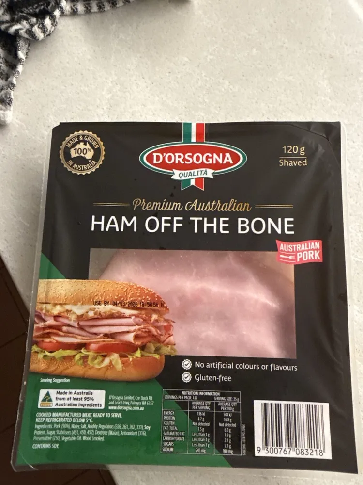 Ham Off The Bone Sliced