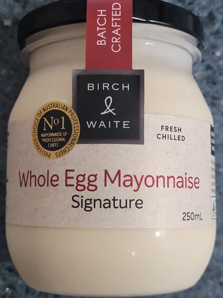 Whole egg mayonnaise signature