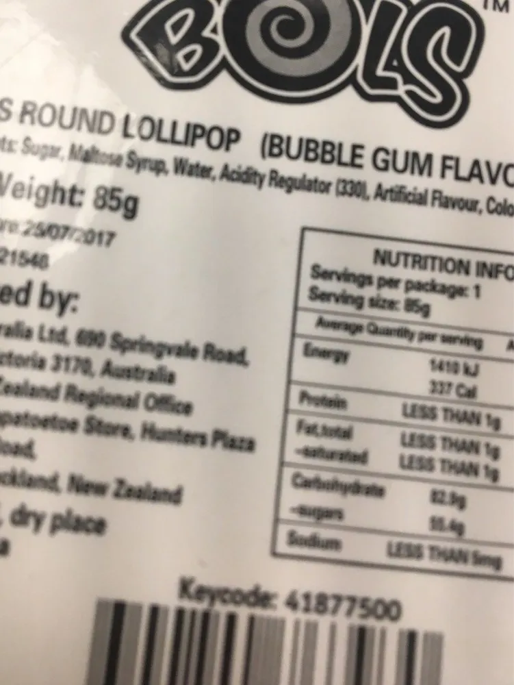 Bols round lollipop