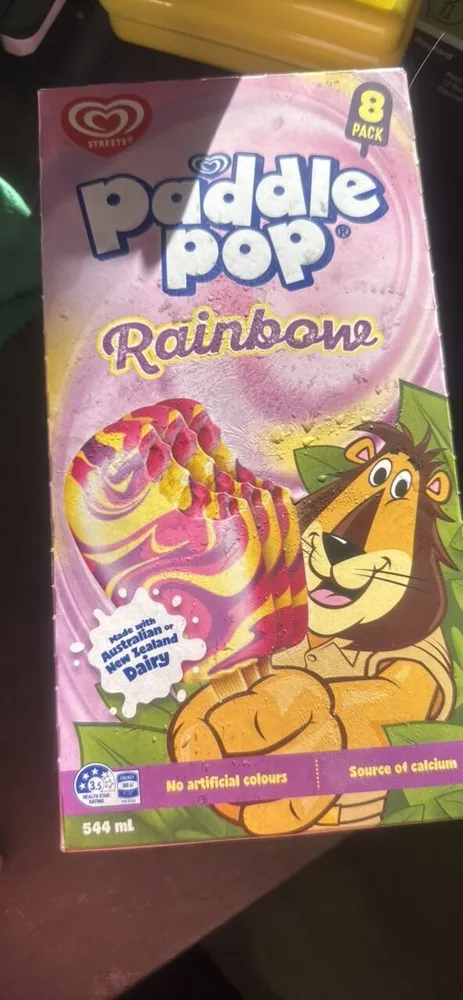 paddle pop Rainbow