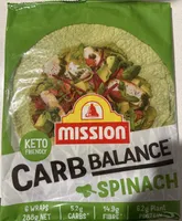 Carb Balance Spinach Wraps