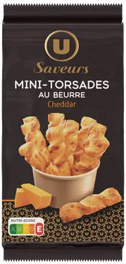 Mini-Torsades au beurre Cheddar