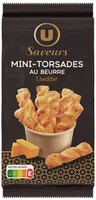 Mini-Torsades au beurre Cheddar