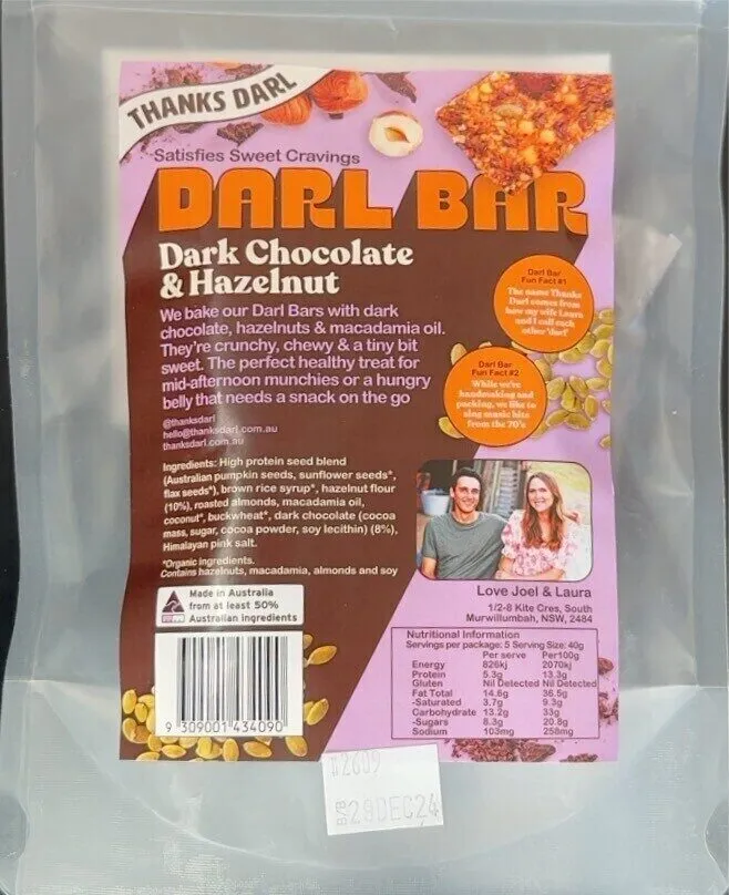 Dark Chocolate & hazelnut
