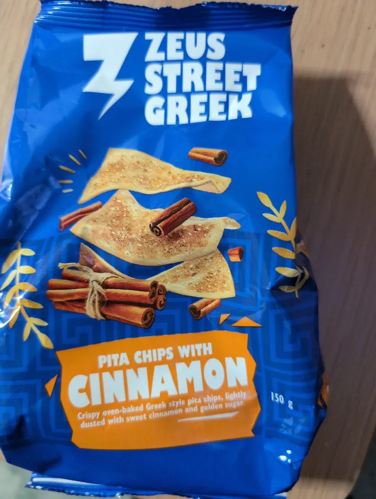 Pita Chips with Cinnamon