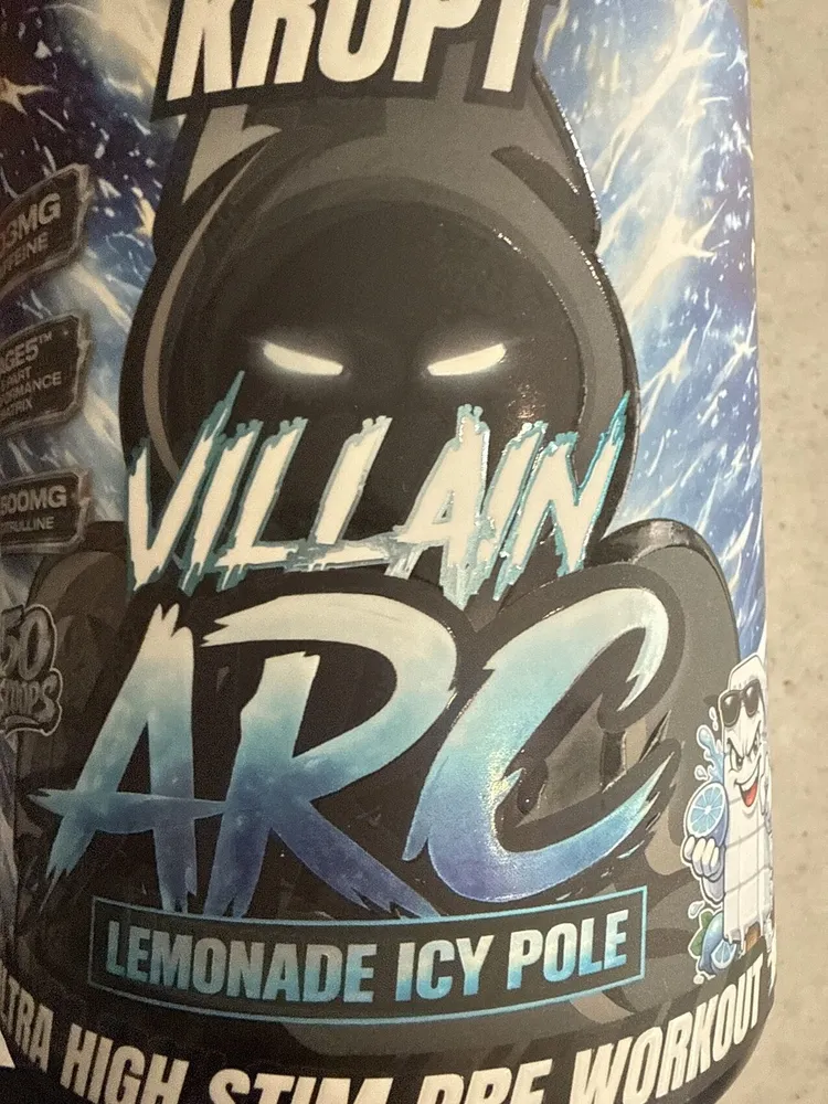 Vilkian Arc Lemonade Icy Pole Ultra High Stim Pre Workout