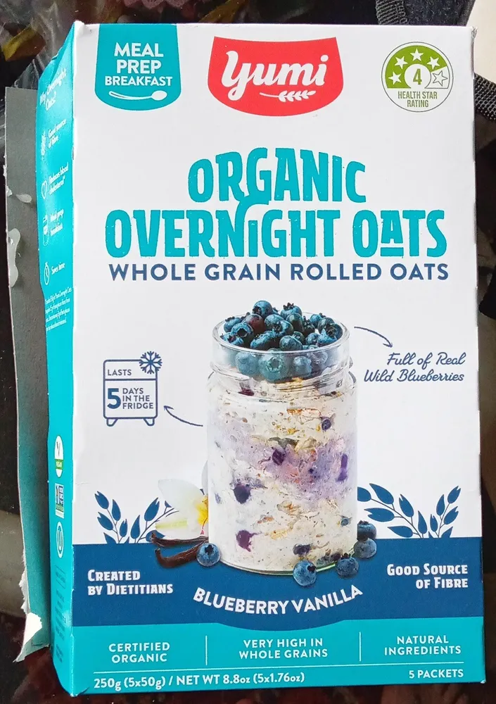Overnight Oats (Blueberry Vanilla)