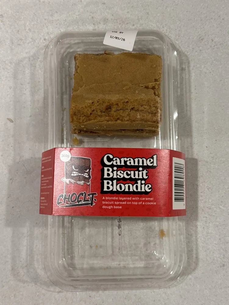 Caramel Biscuit Blondie