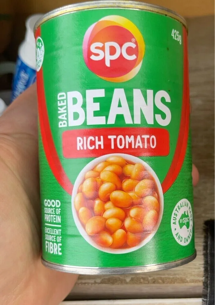 Baked bean rich tomato