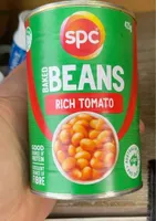 Baked bean rich tomato