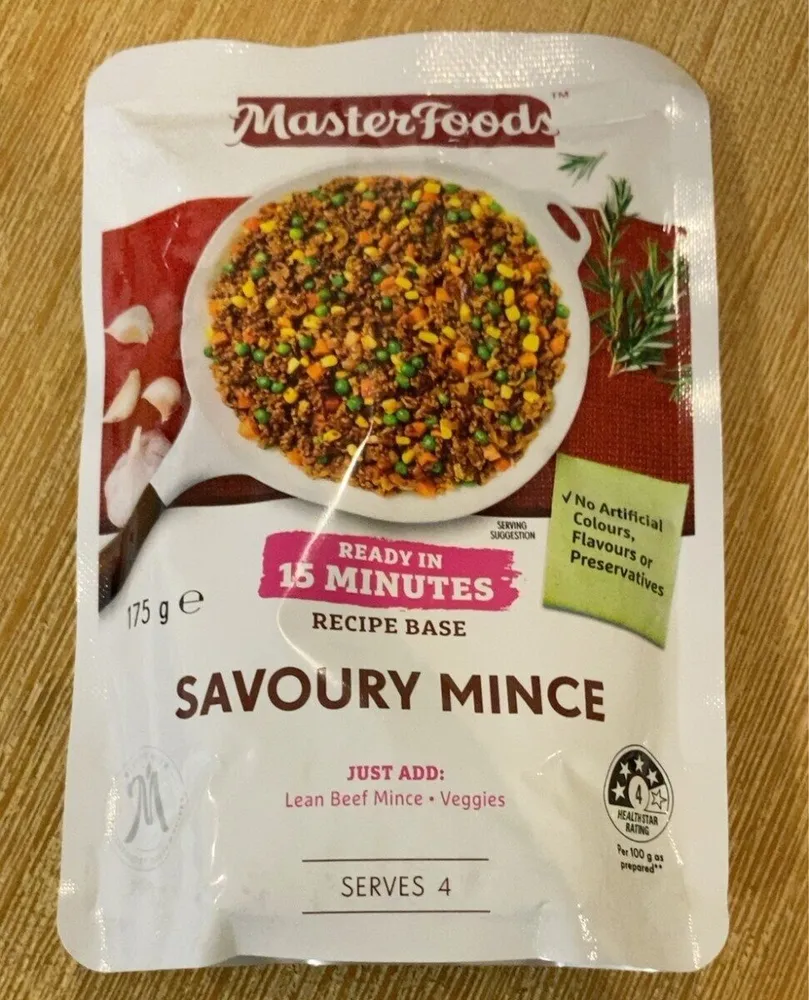 Savoury Mince Recipe Base