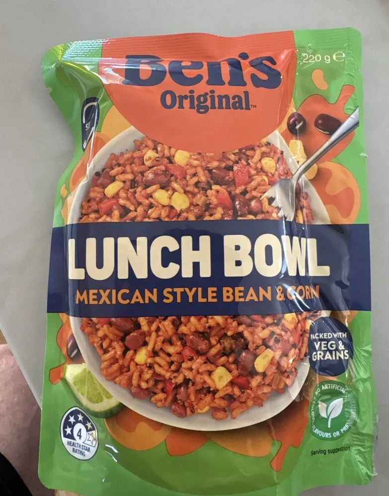 Lunch Bowl Mexican Style Bean & Corn