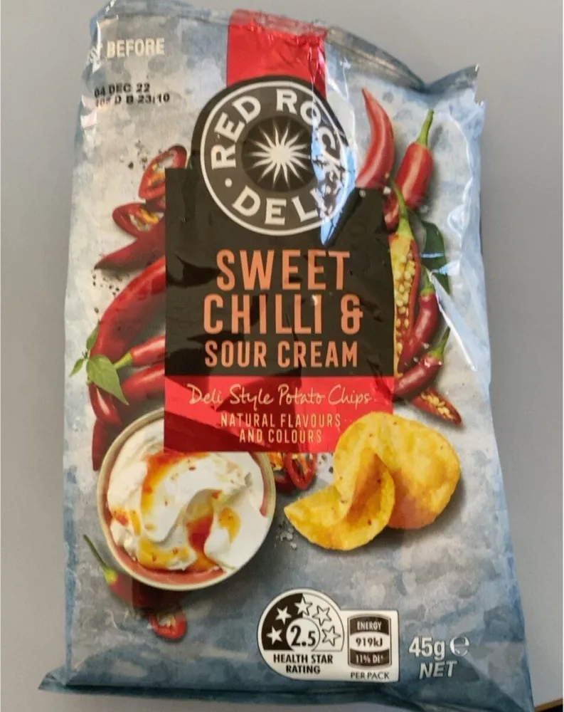 Sweet Chilli & Sour Cream Flavoured Potato Chips