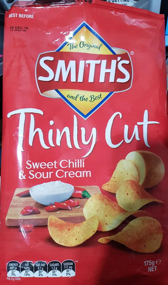 Sweet Chilli & Sour Cream Thinly Cut Potato Chips