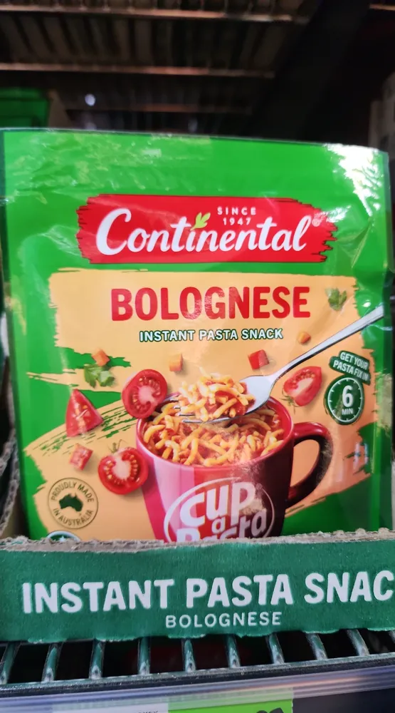 Bolognese Instant Pasta Snack